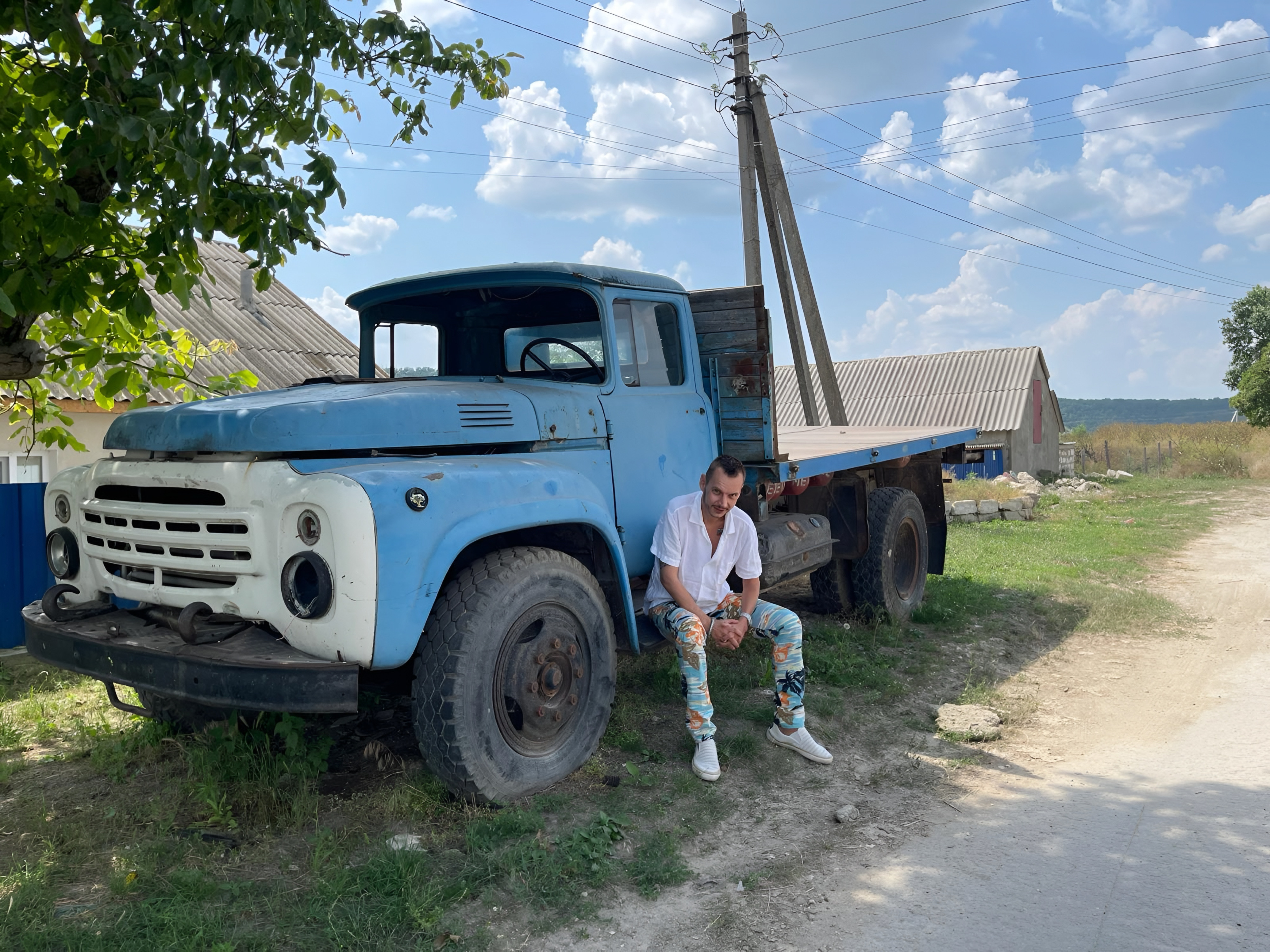 Dénis van Vliet aan het werk
